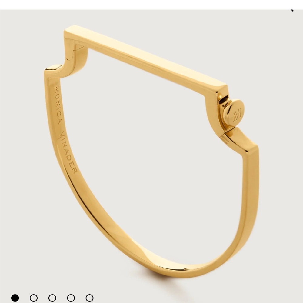 Monica Vinader Signature Bangle
18k Gold Vermeil Large